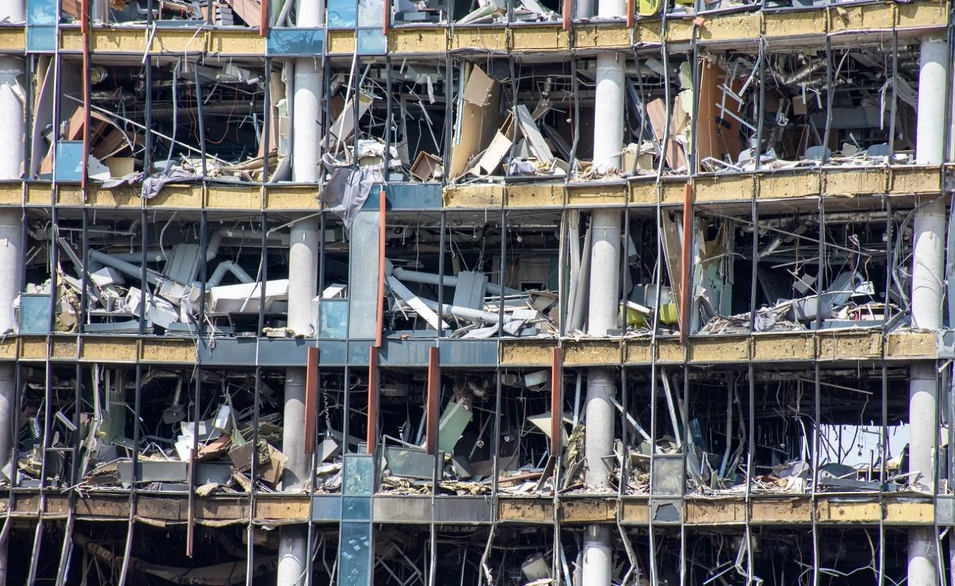 הבניין נפגע בעקבות מלחמה - מס רכוש מבקש קונסטרוקטור - ב.ר.נ. הנדסה